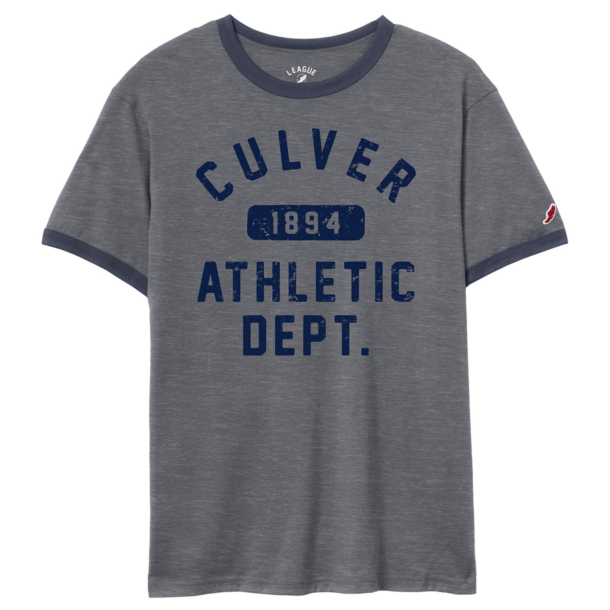 Victory Falls Ringer Tee - Fall Heather/Liberty Navy