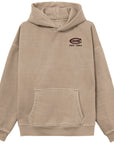 Ember Pigment Dyed Oversized Hoodie- Beige