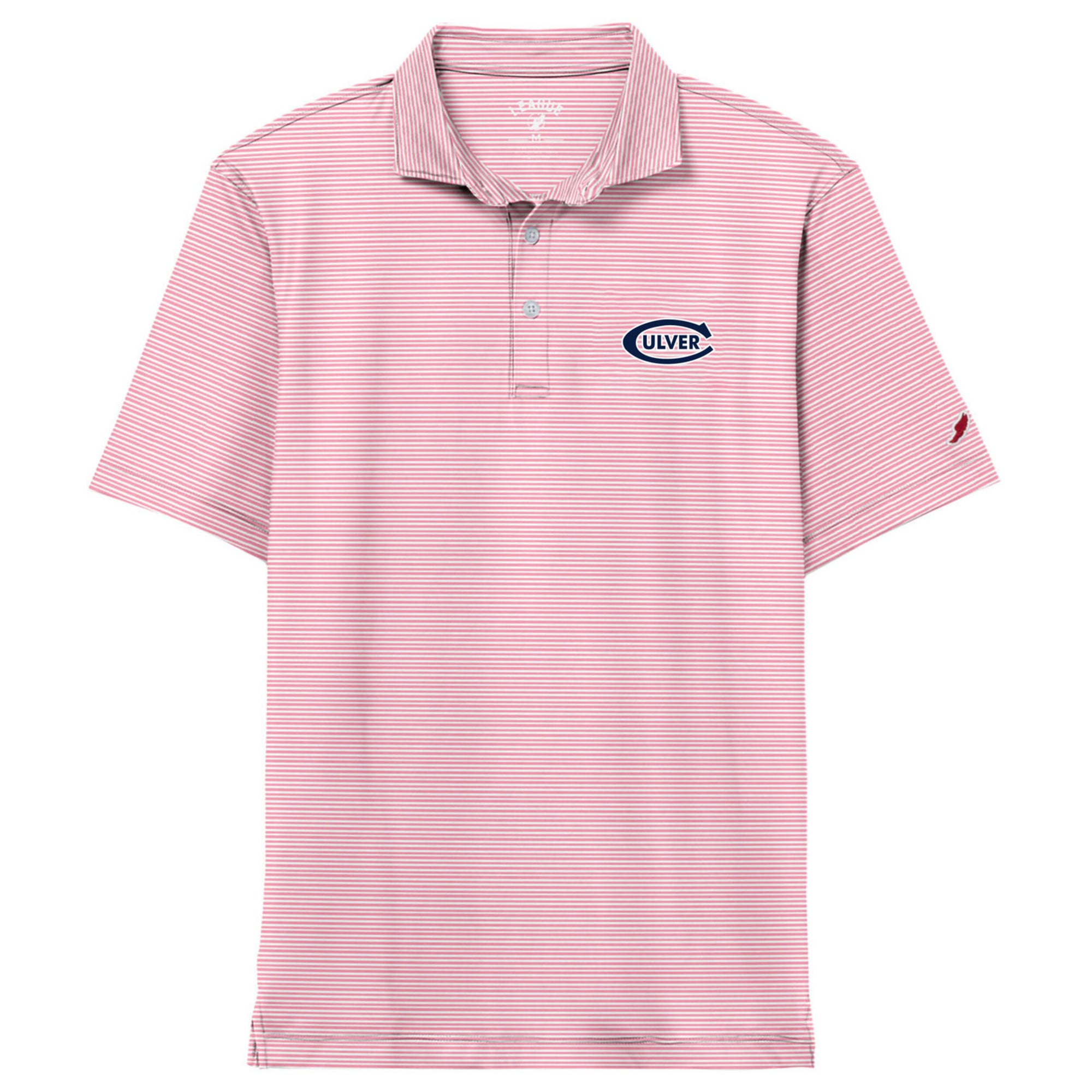 Culver Saturdays Polo - Pink &amp; White