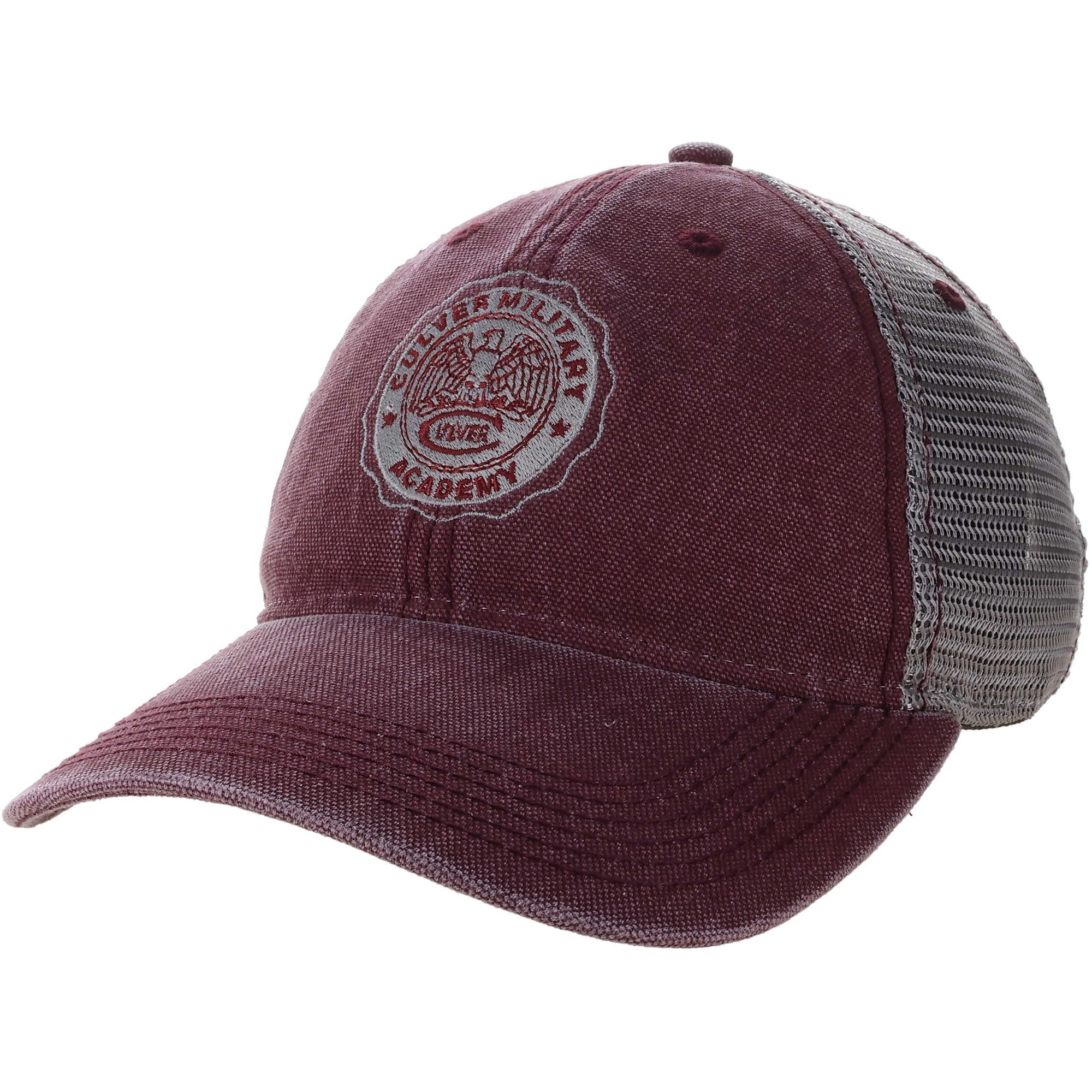 Dashboard Adjustable Trucker Hat - Burgundy/Grey