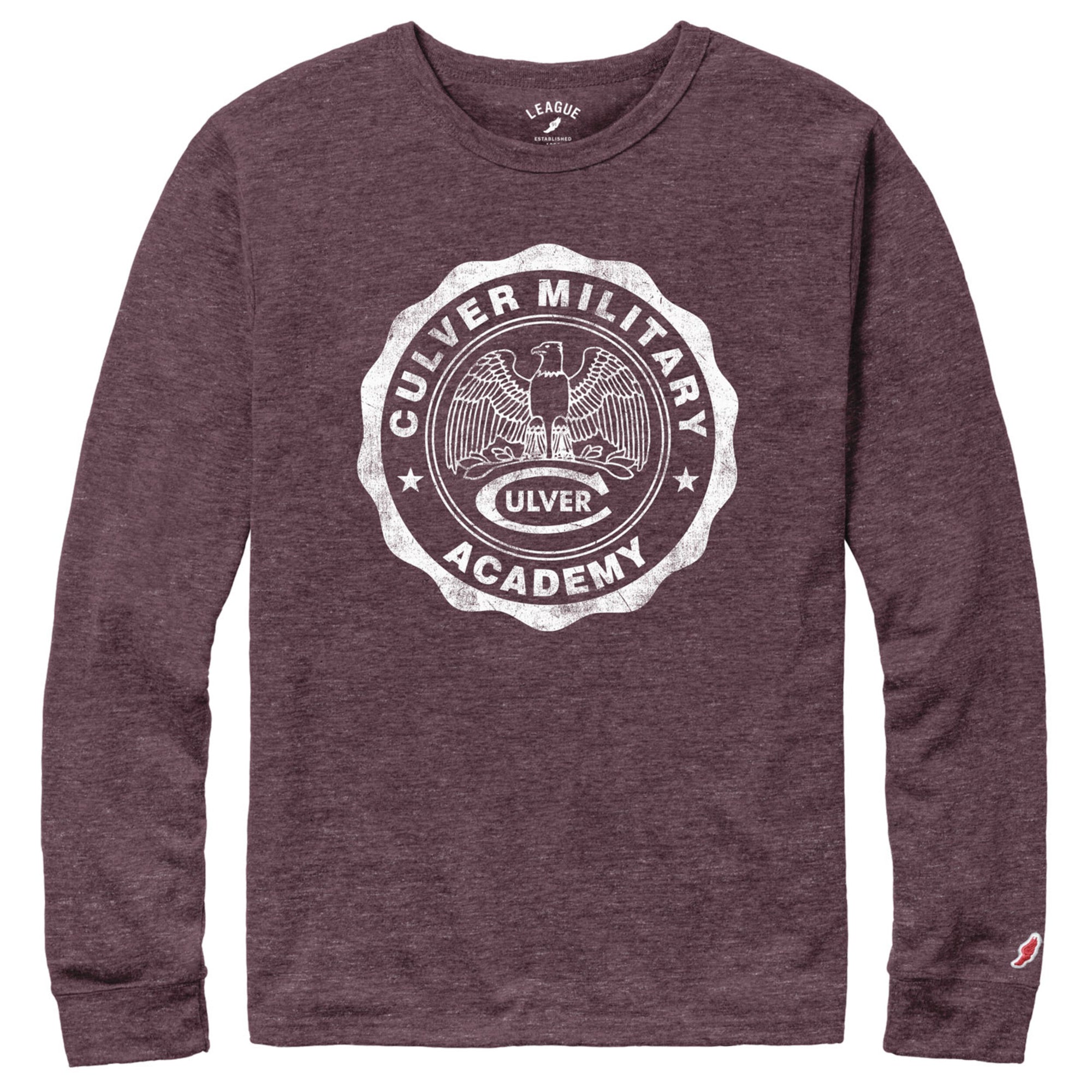 CMA Victory Falls Long Sleeve - Heather Varsity Maroon