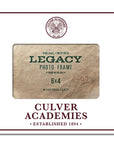 Culver Academies Seal Picture Frame - White - 4" x 6"