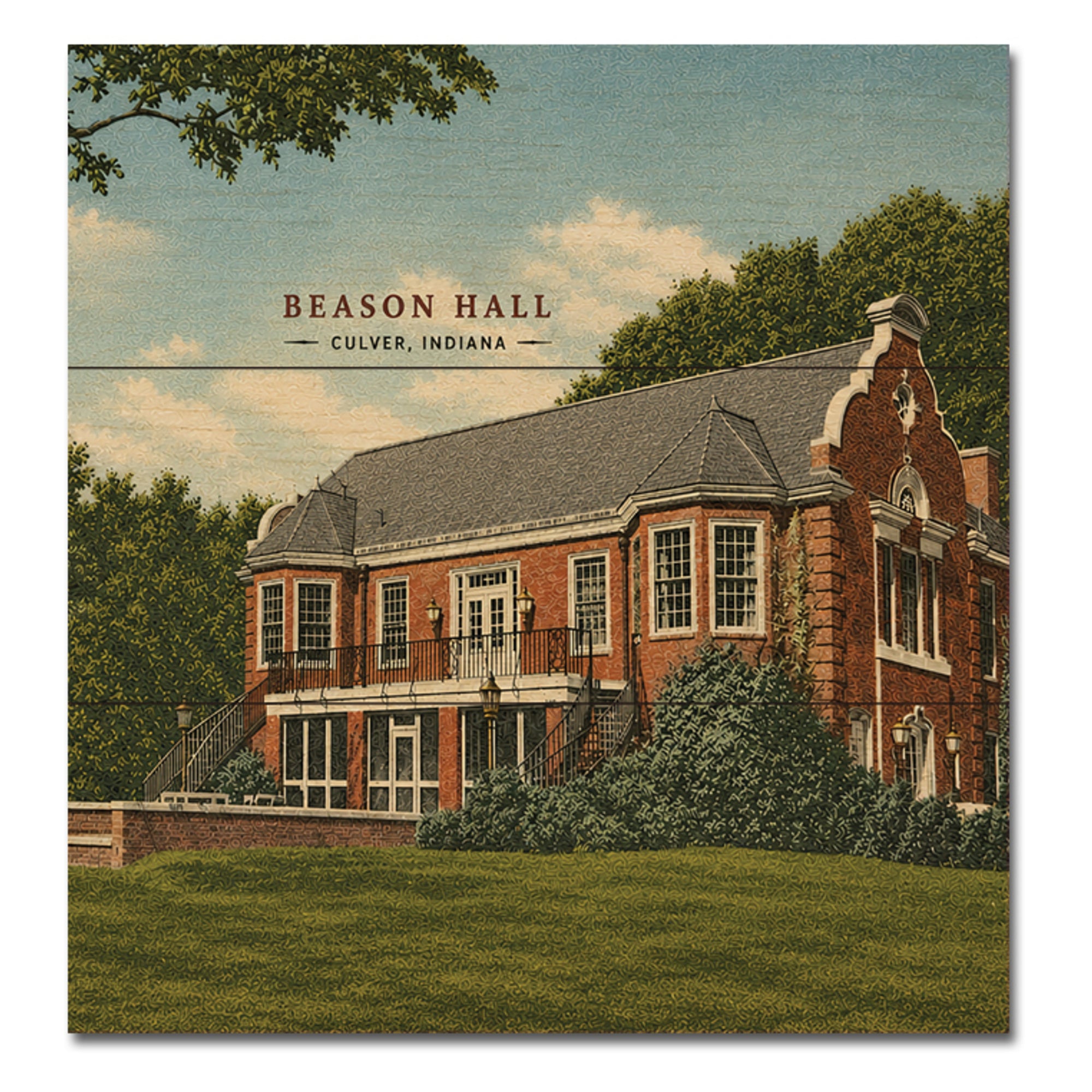 Beason Hall Wood Table Square