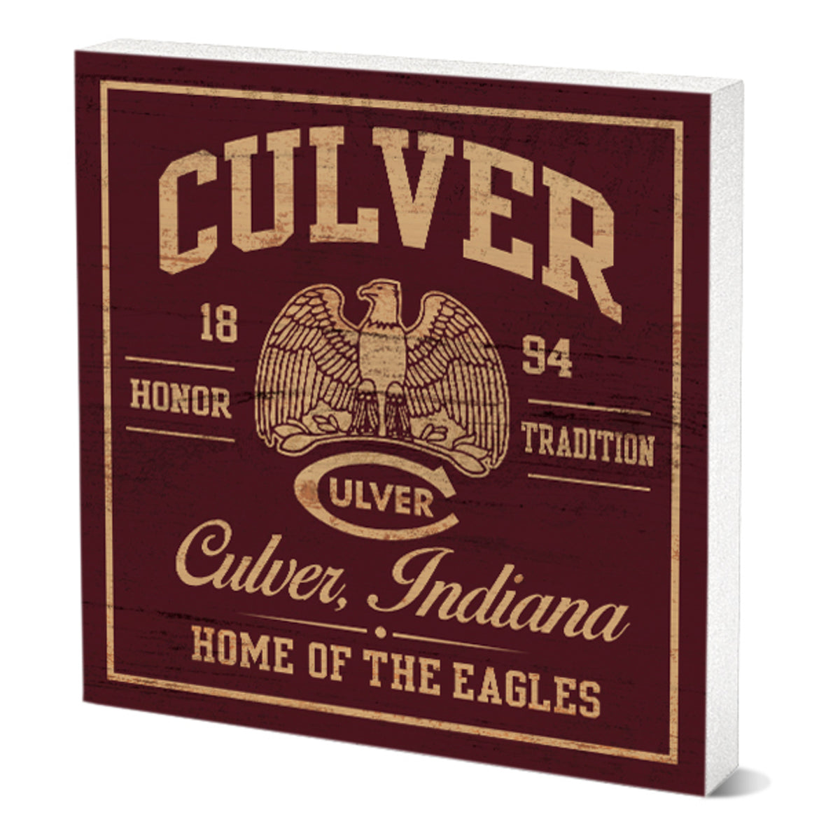 Home of the Eagles Table Top Square - 5.5" x 5.5"