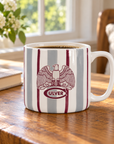 Culver Eagle Brush Stroke Striped Mug - 16oz