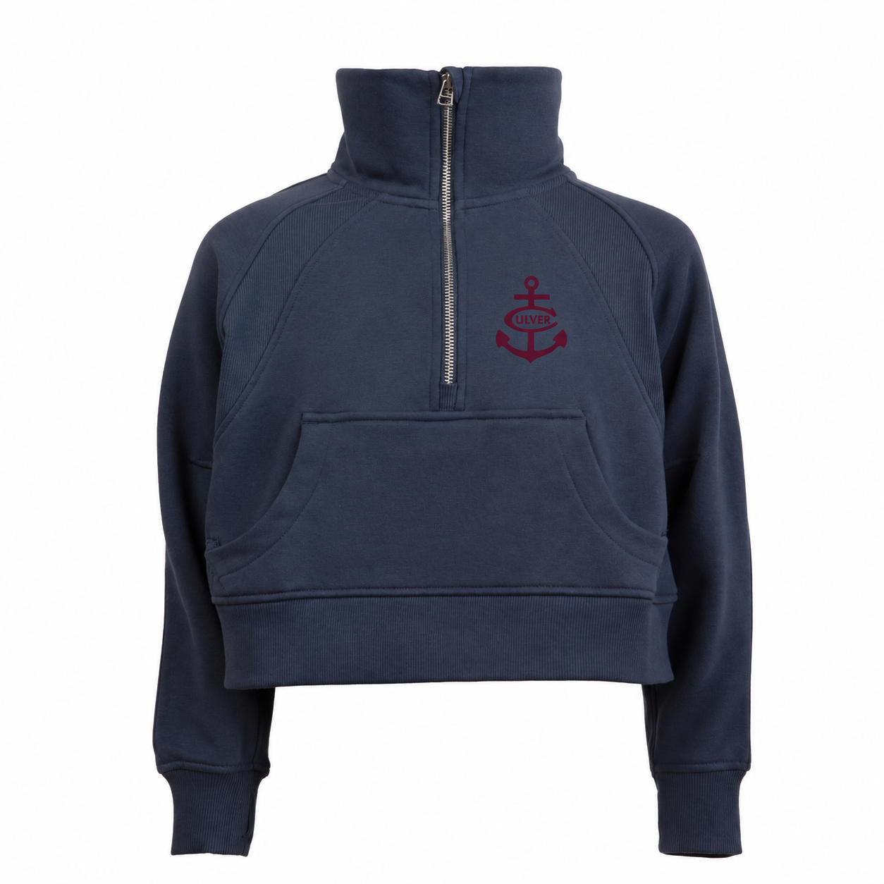 Youth Girls Dawn Lightweight Fleece 1/4 Zip- Navy