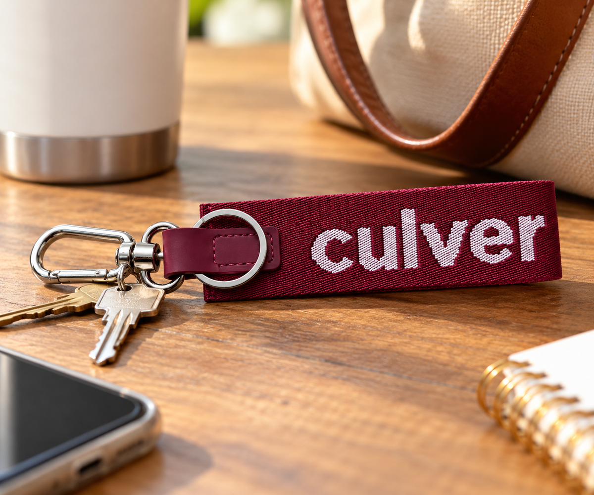 Culver Large Keystrap - Maroon