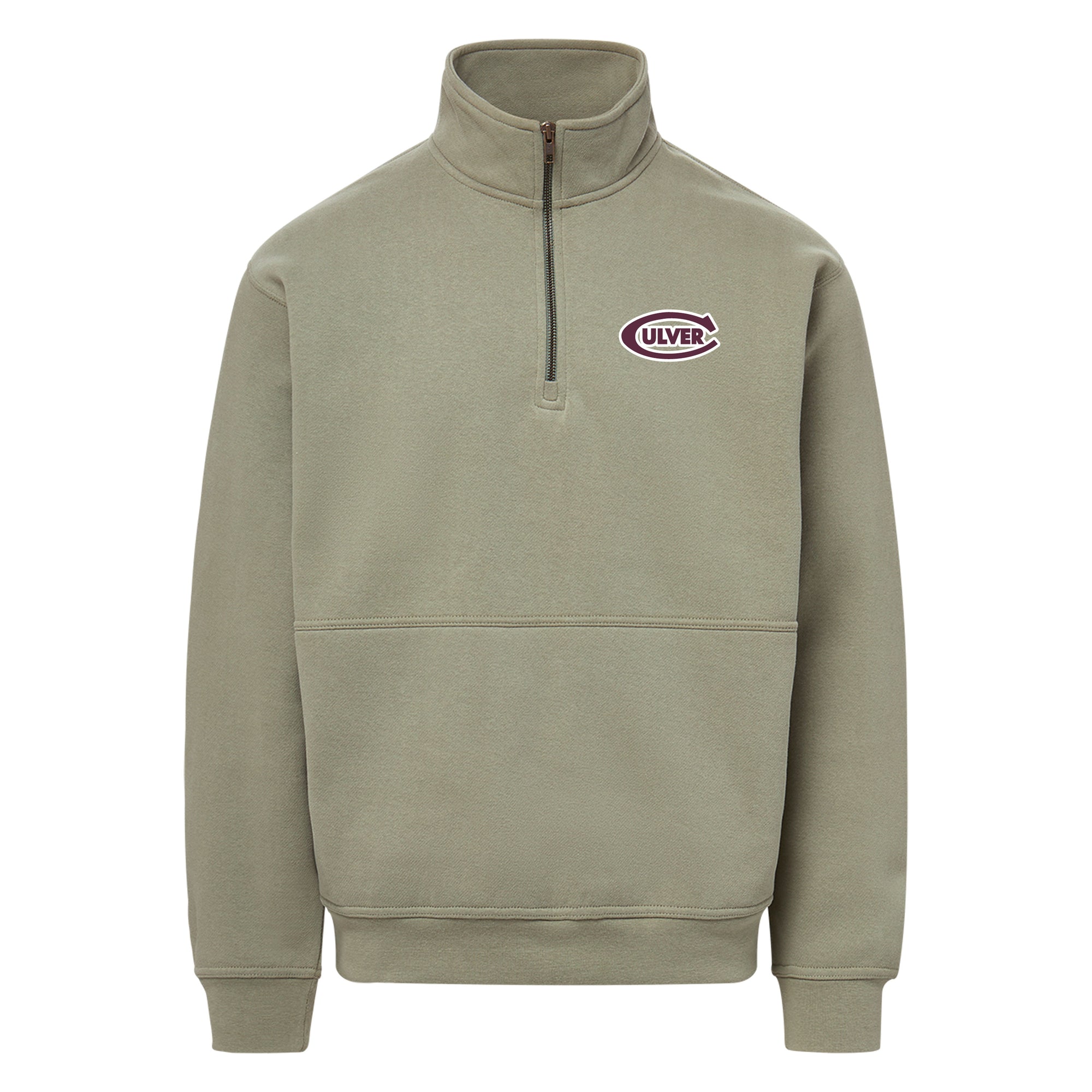 Vintage Fleece 1/4 Zip Sweatshirt - Sage