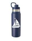 Sailboat Viking Collection Recycled Ramble Bottle - 25oz - Navy