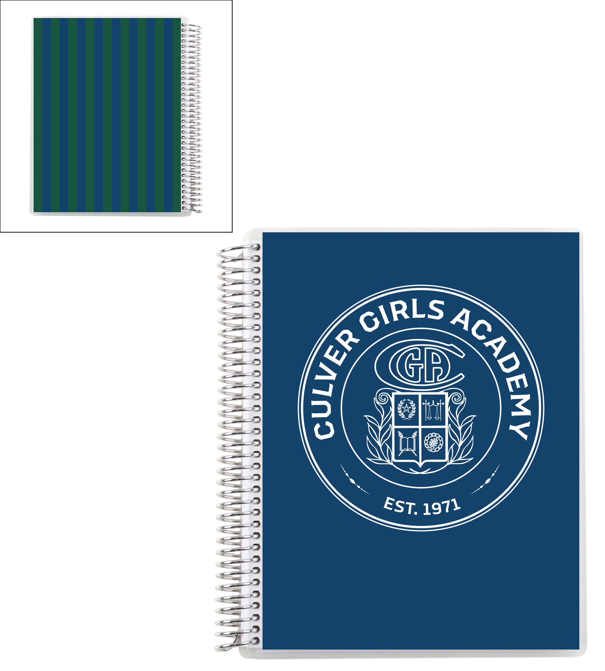 Erin Condren Coiled Notebook Collegiate - 7" x 9" - CGA