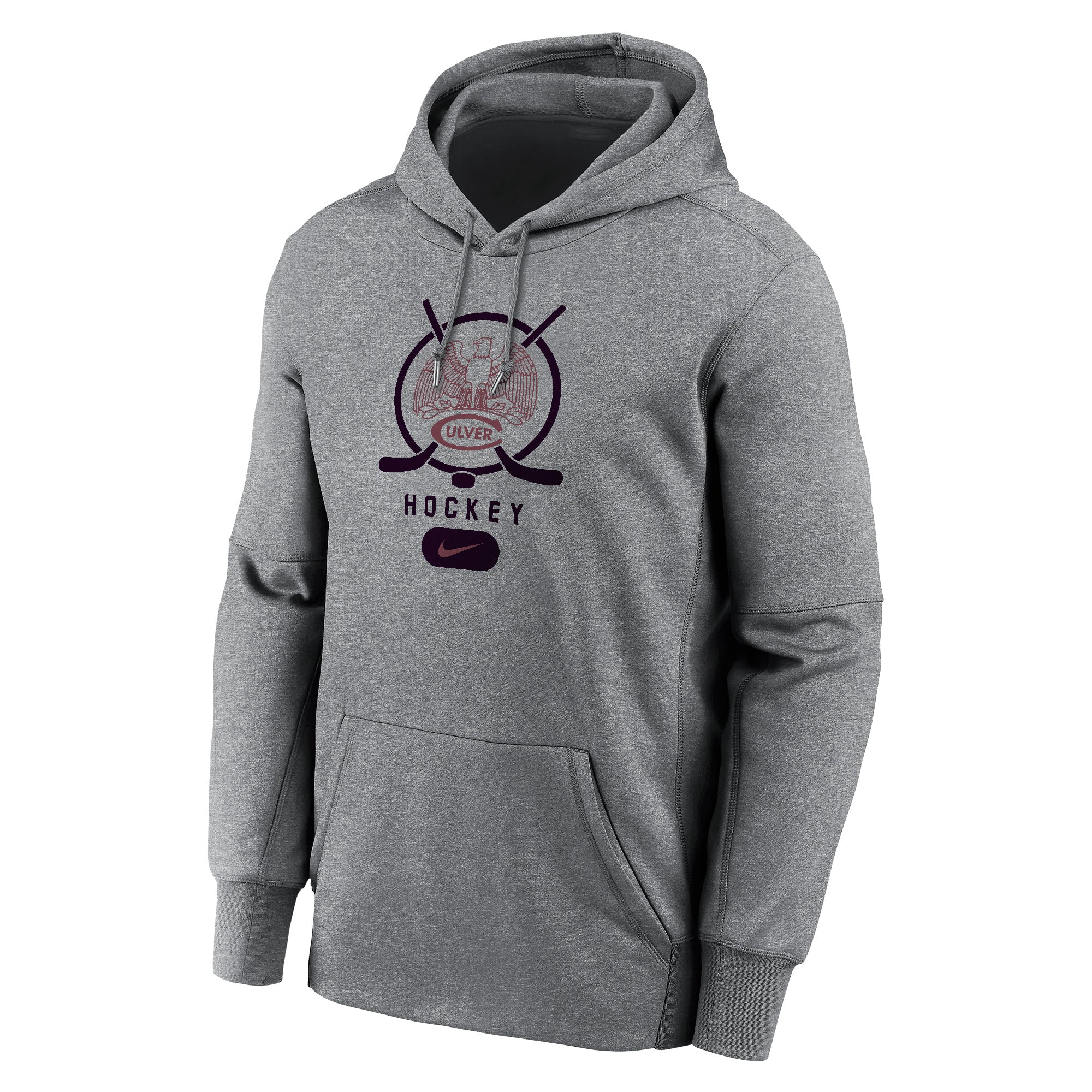 Nike Hockey Hoodie Dark Heather Grey