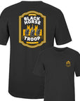 Black Horse Troop Short Sleeve Tee - Black