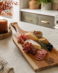 Artisan Acacia Wood Charcuterie Board - 24"