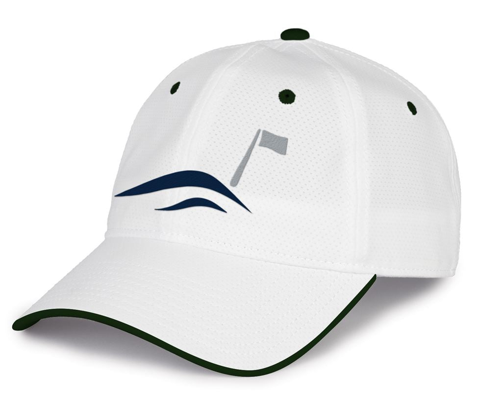 Brrr Performance Golf Hat - White