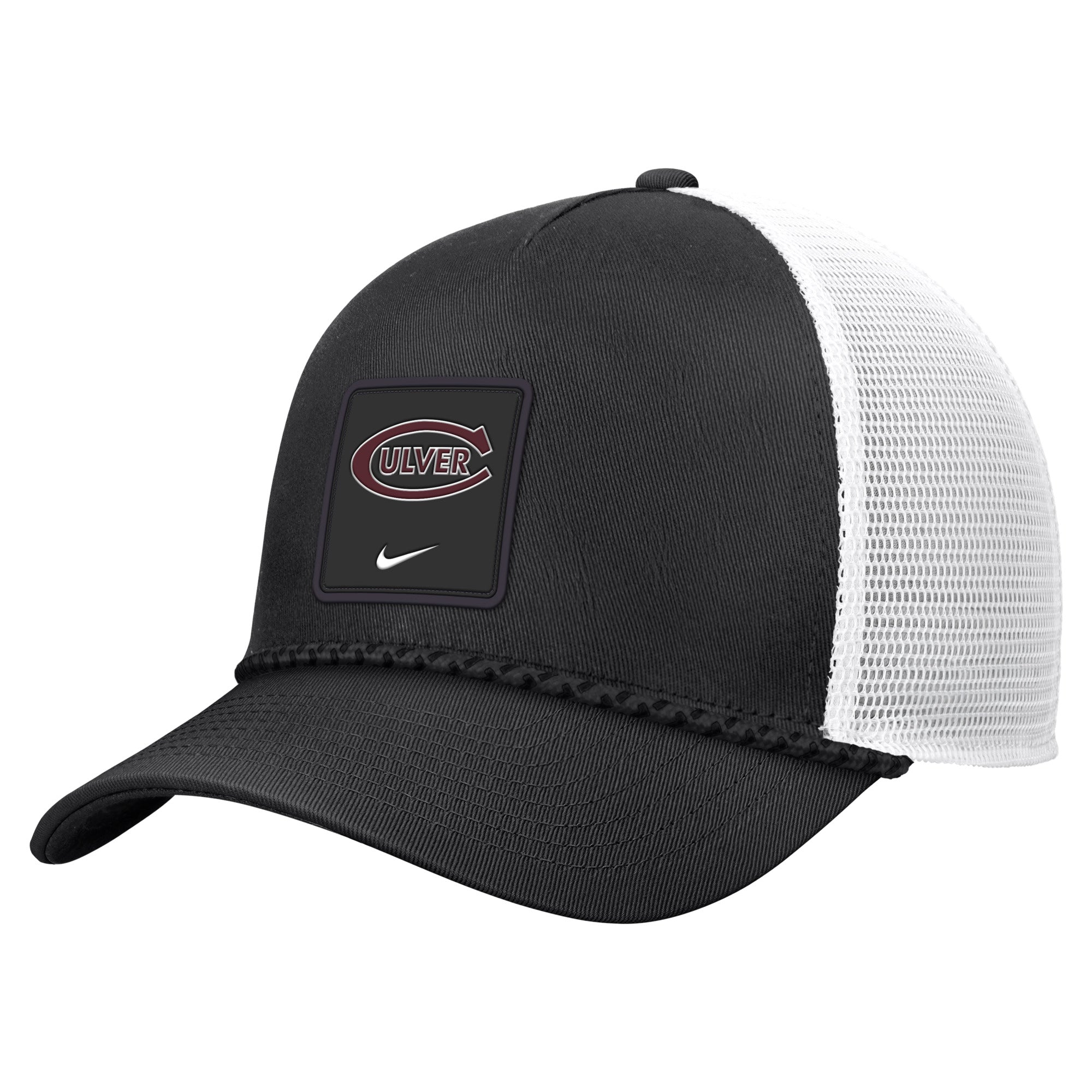 Nike Rise Pinch Panel Trucker Hat - Black/White