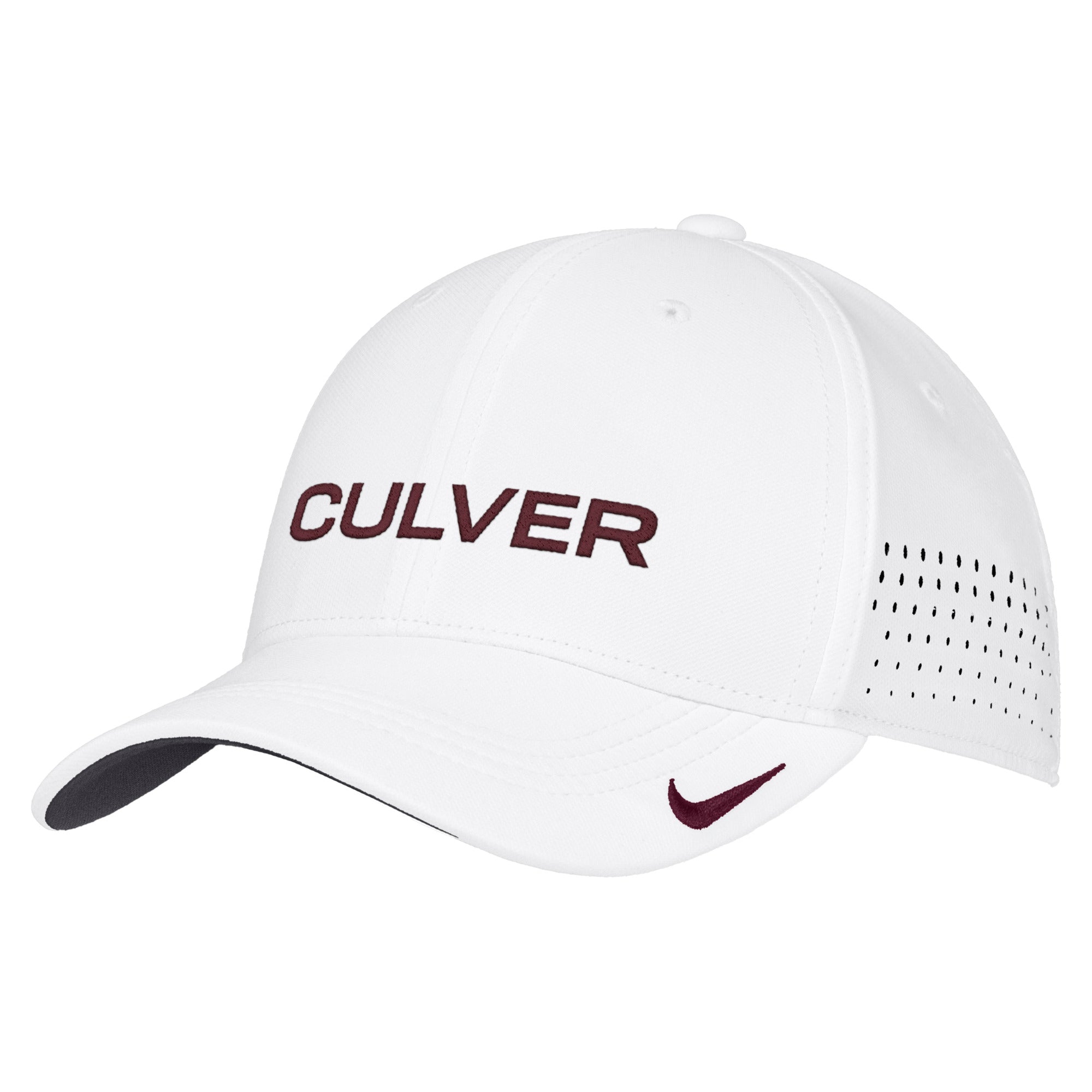 Nike Dri-FIT Club Swoosh Flex Hat- White
