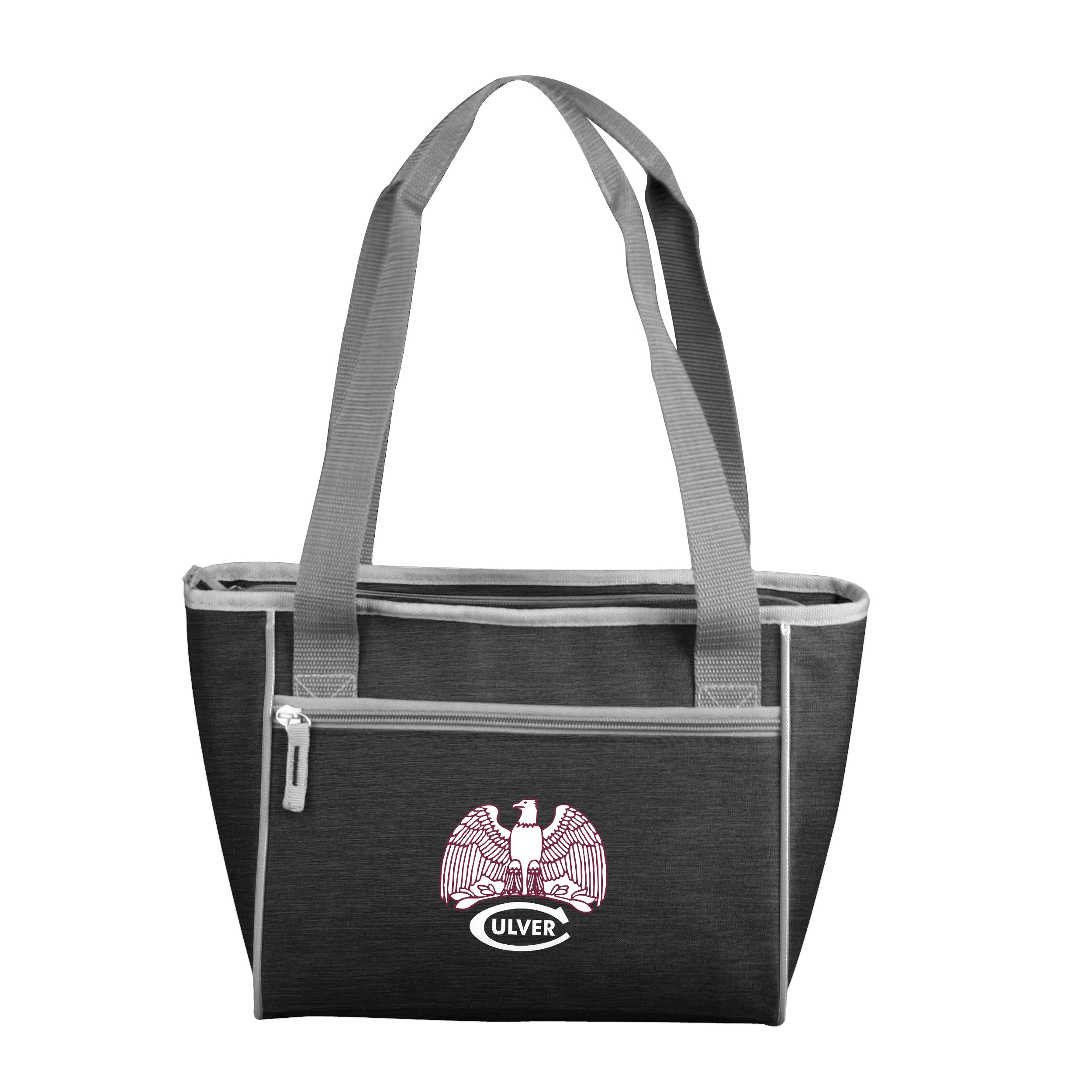 Eagle Crosshatch Cooler Tote -16 Can Capacity - Charcoal Grey