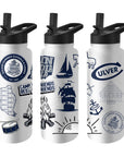 Culver Summer Iconic Graphic  Stainless Quencher Bottle - 34 oz