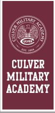 Culver Military Academy Banner - 18&quot; x 36&quot;