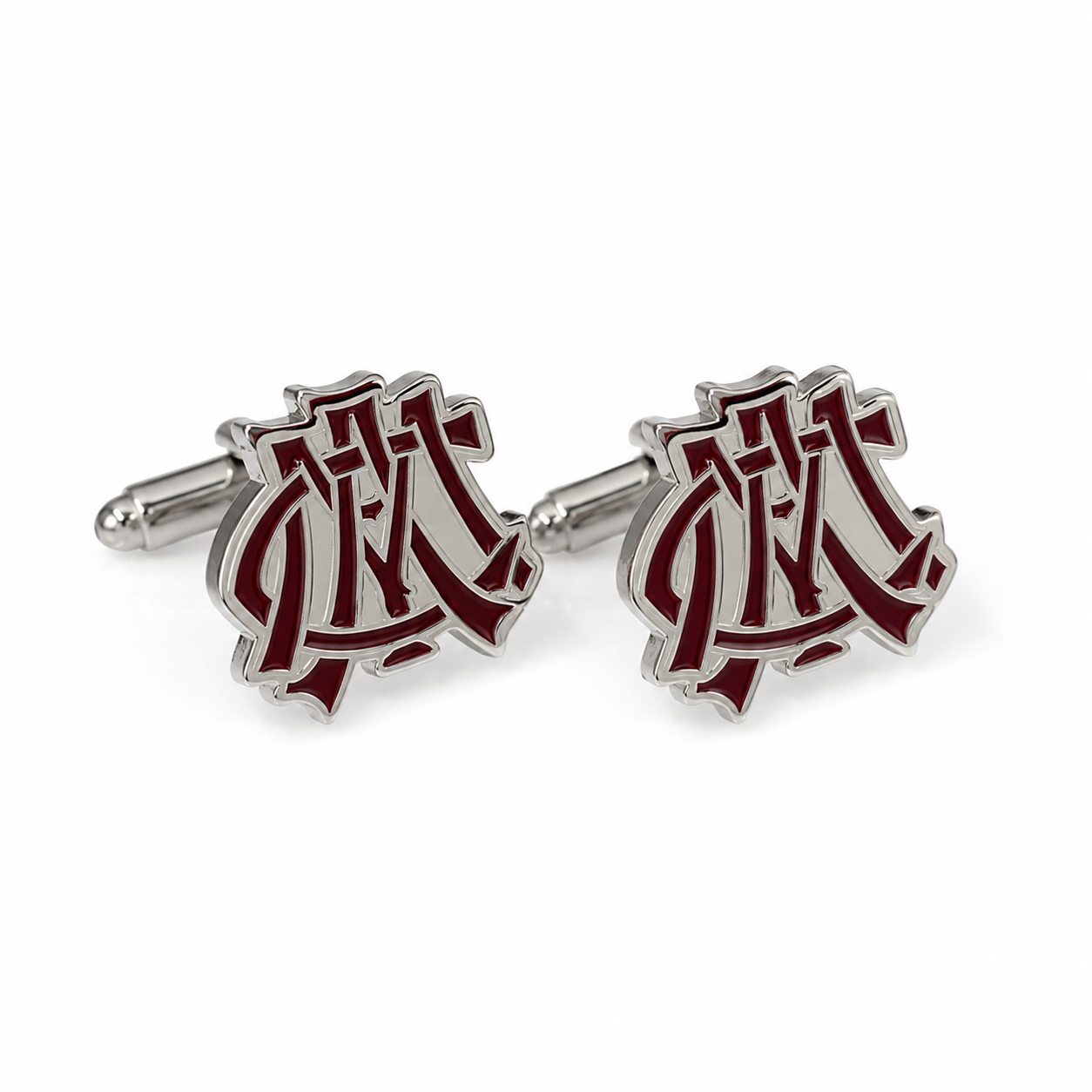 Vintage CMA Cufflink - Silver