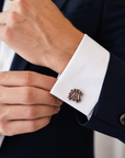 Vintage CMA Cufflink - Silver
