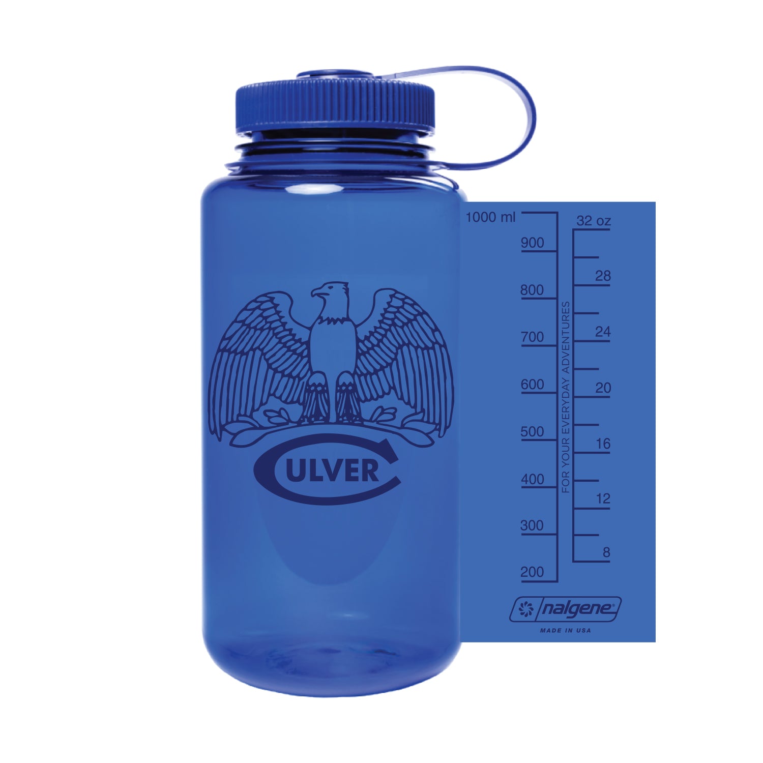 Culver Academies Wide Mouth Water Bottle - Denim - 32oz