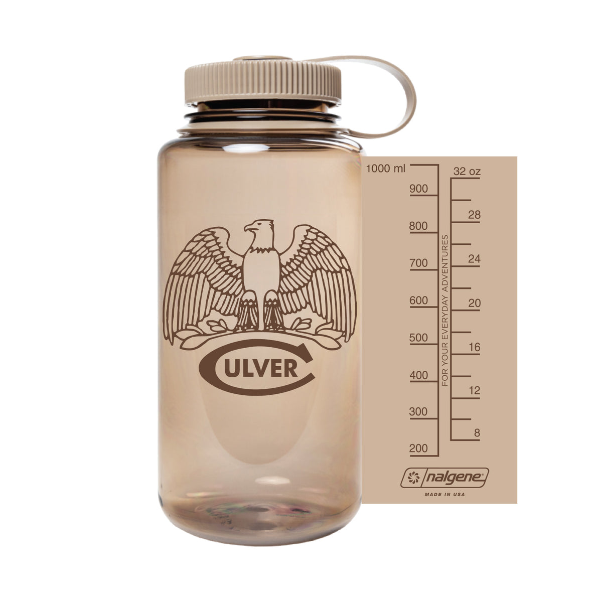 Culver Academies Wide Mouth Water Bottle - Mocha - 32oz
