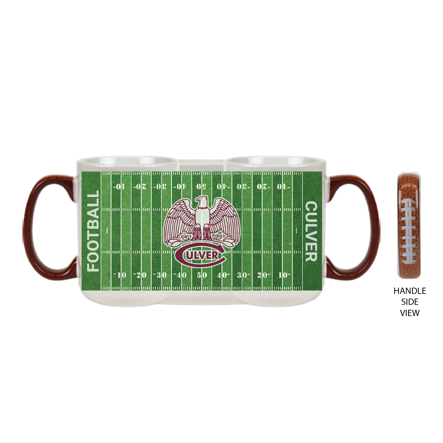 Culver Football Baller Mug - Maroon - 15oz