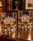 Deluxe on the Rocks Set of 2 - Vintage CMA Logo