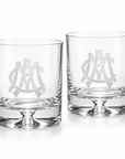 Deluxe on the Rocks Set of 2 - Vintage CMA Logo