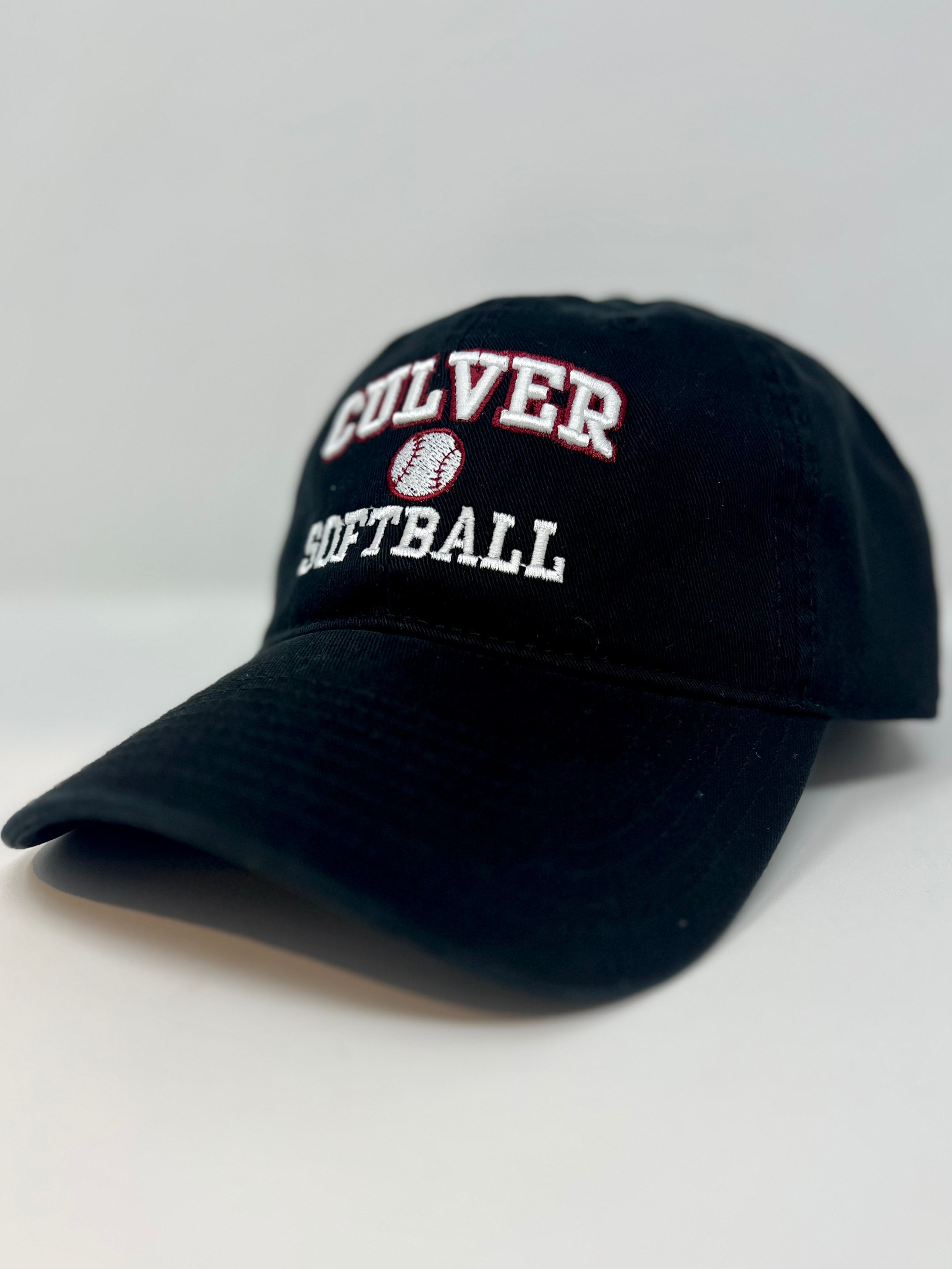 Softball Black Sport Hat