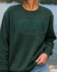 Tonal Pro-Weave Crewneck - Athletic Forest