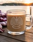 Culver Eagle Glass Coffee Mug - 12.25oz