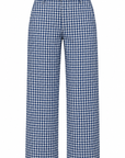 Gingham Play Pants - Navy