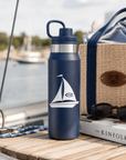 Sailboat Viking Collection Recycled Ramble Bottle - 25oz - Navy