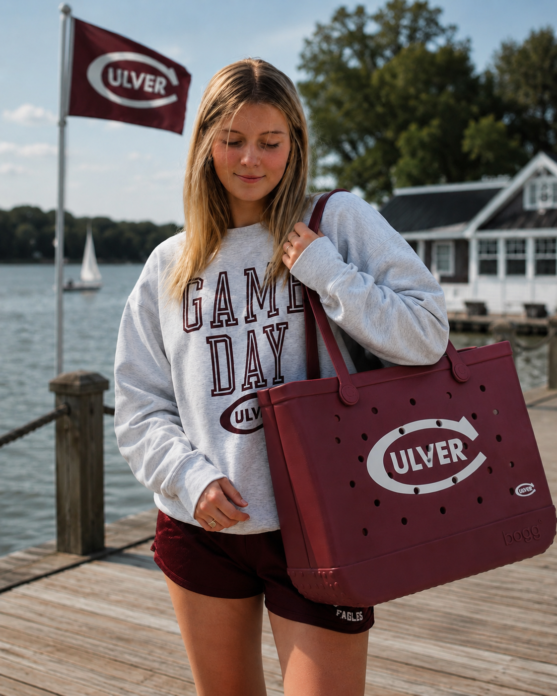 Bogg Bag - Maroon- Culver C