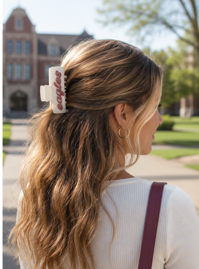 Fan Glam Ealges Acrylic Claw Clip