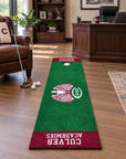 Putting Mat - Green/Maroon