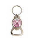 Bottle Opener Keytag - Silver & White