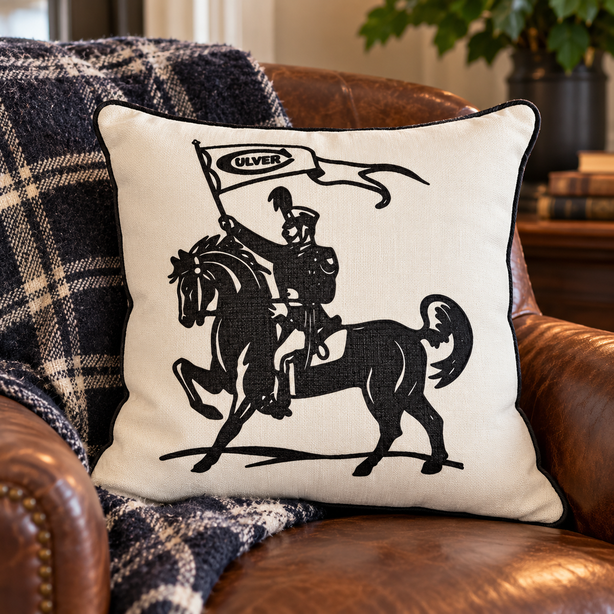 Black Horse Troop Pillow
