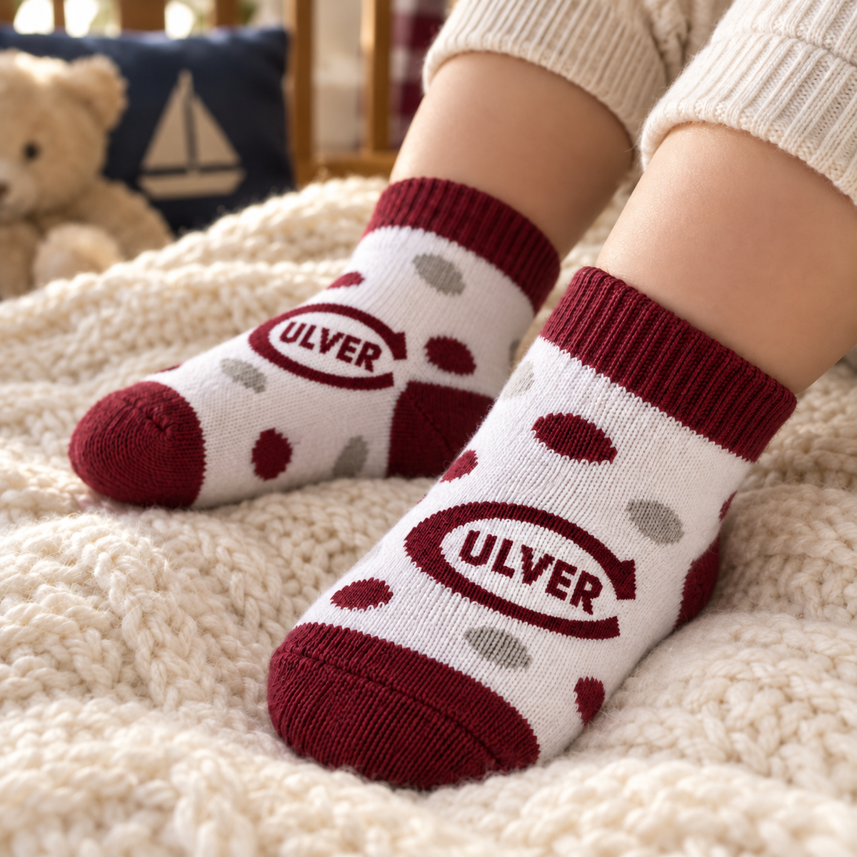 Polka Dot Bootie Sock - Infant