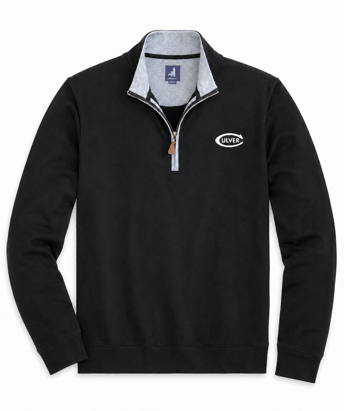 Pre-Order Johnnie O Men's Maroon Sully 1/4 Zip - Black