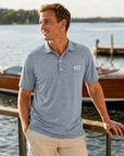 Pre-Order Johnnie O Lyndonn Stripe Performance Polo - Navy