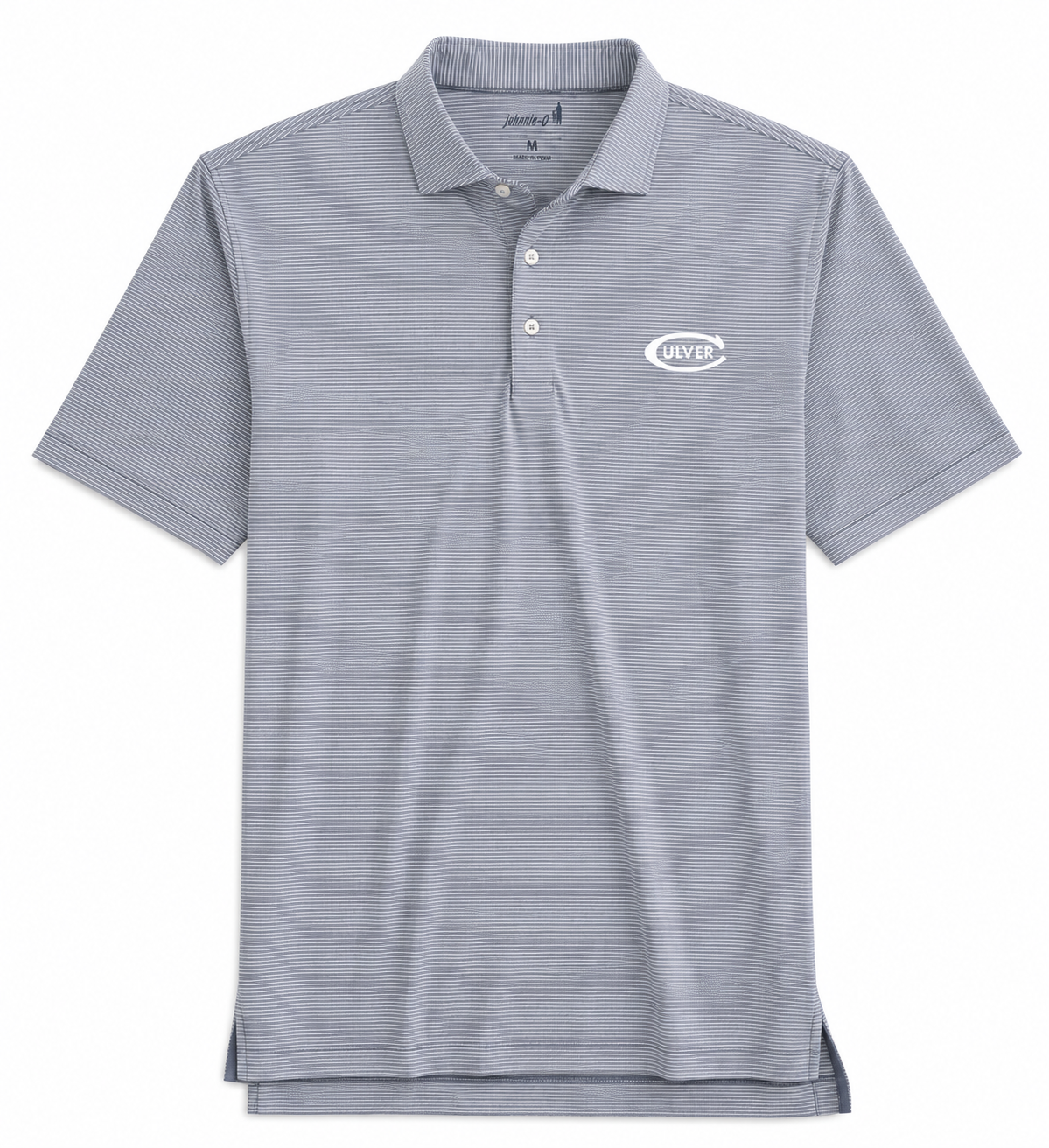 Pre-Order Johnnie O Lyndonn Stripe Performance Polo - Heather Twilight