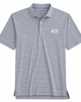 Pre-Order Johnnie O Lyndonn Stripe Performance Polo - Heather Twilight