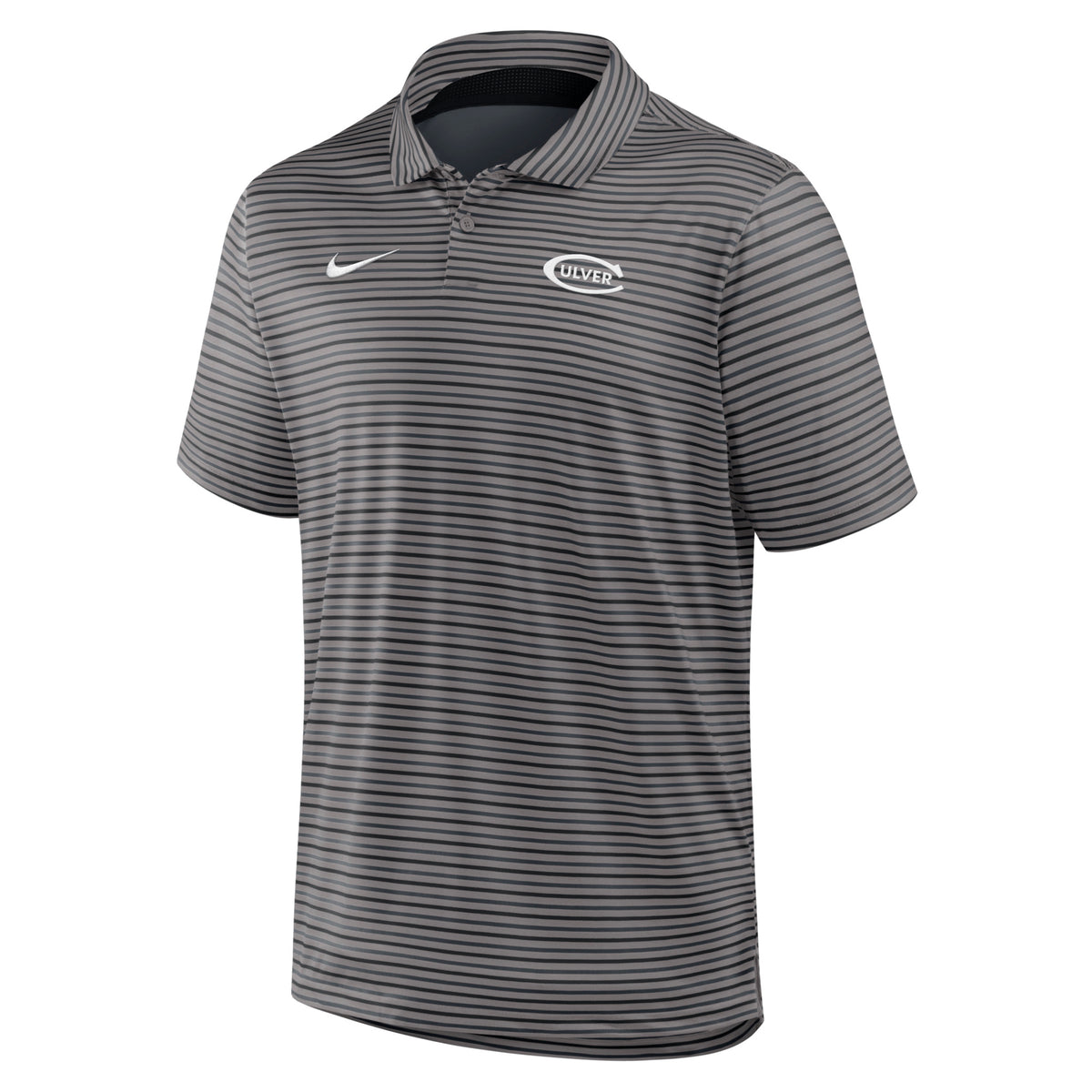 Nike Men's Tour Stripe Polo - Smoke Grey/Black