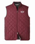 Peter Millar Men's Essex Quilted Vest - Bordeaux
