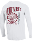 Men's Champion Long Sleeve Tee - White