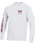 Men's Champion Long Sleeve Tee - White