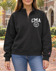Diana Mock 1/4 Zip - Black